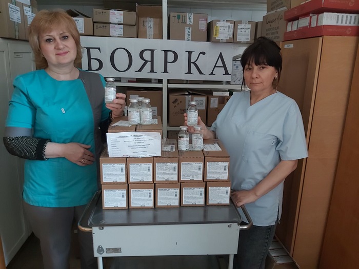 Ми змогли придбати та забезпечити дитячу клініку у м. Боярка дуже важливими ліками АМІНОВЕН ІНФАНТ